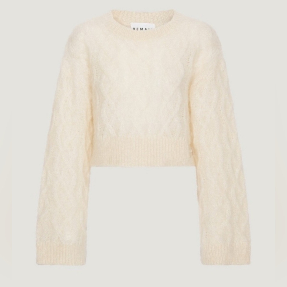 Cream Cable Knit Sweater